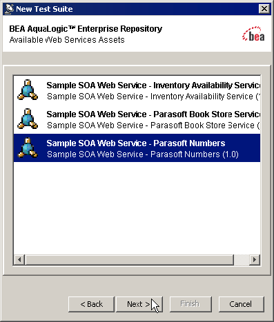SOAtest and Virtualize 2020.1 (Chinese) > Creating Tests From Oracle Enterprise or BEA AquaLogic Repositories > 9.png