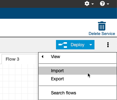 Parasoft DTP 2020.2 > Working with Flows > sd-import-to-flow-20202.png