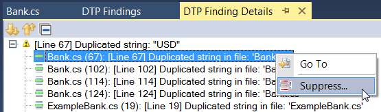 Parasoft dotTEST DTP Engine 10.3.2 > Viewing Code Duplicate Analysis Findings > image2017-1-23 13:56:21.png