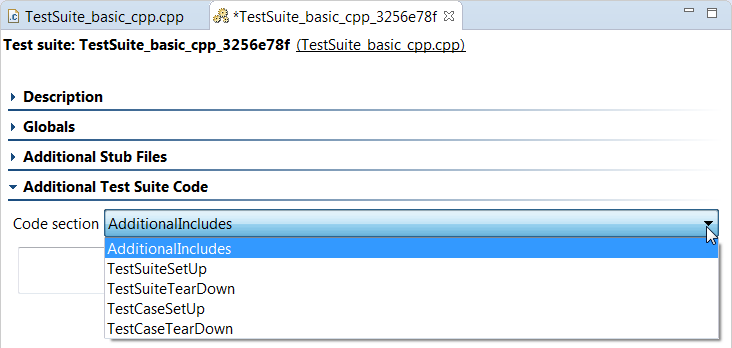 テスト ケース エディターによるテスト スイートとテスト ケースの追加 Parasoft C C Test Professional 2020 2 For Eclipse Japanese Parasoft Documentation