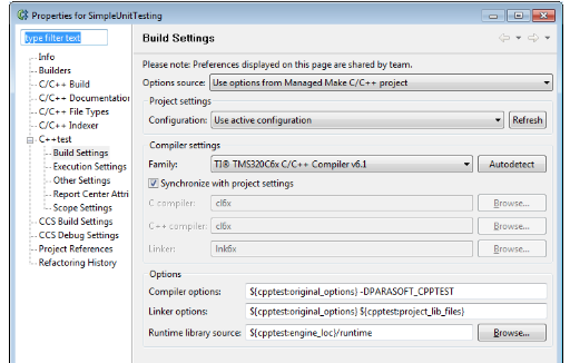 Parasoft C/C++test Professional 2020.2 for Eclipse (Japanese) > Project Creation and Configuration with Texas Instruments Code Composer Studio (Eclipse) Plugin > 29.png