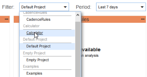 Parasoft DTP 5.3.2 > Preparing DTP for Application Coverage > cam-tutorial-add-calc-proj-view-proj-in-dash.png