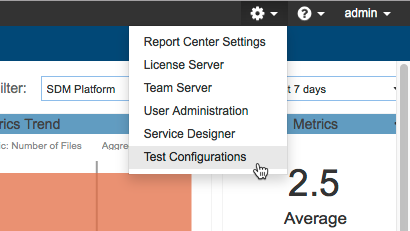 Parasoft DTP 2021.1 > Associating Test Configurations with Rule Maps > dtp-access-test-configs.png