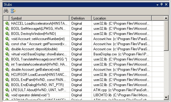 Parasoft C/C++test Professional 2020.2 for Visual Studio (Chinese) > Exercise 4 - Generate Stubs for Missing or Undefined Functions > 24.jpg