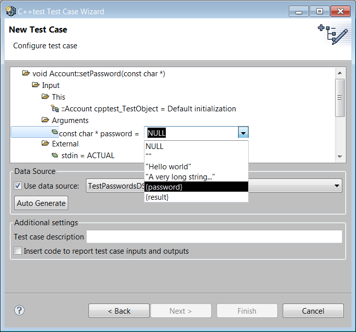 Parasoft C/C++test Professional 2020.2 for Visual Studio (Chinese) > Exercise 12 - Using Data Sources in Unit Tests > wizard.png